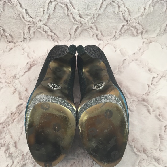 Betsey Johnson SEANN Glitter Heels - Picture 5 of 8